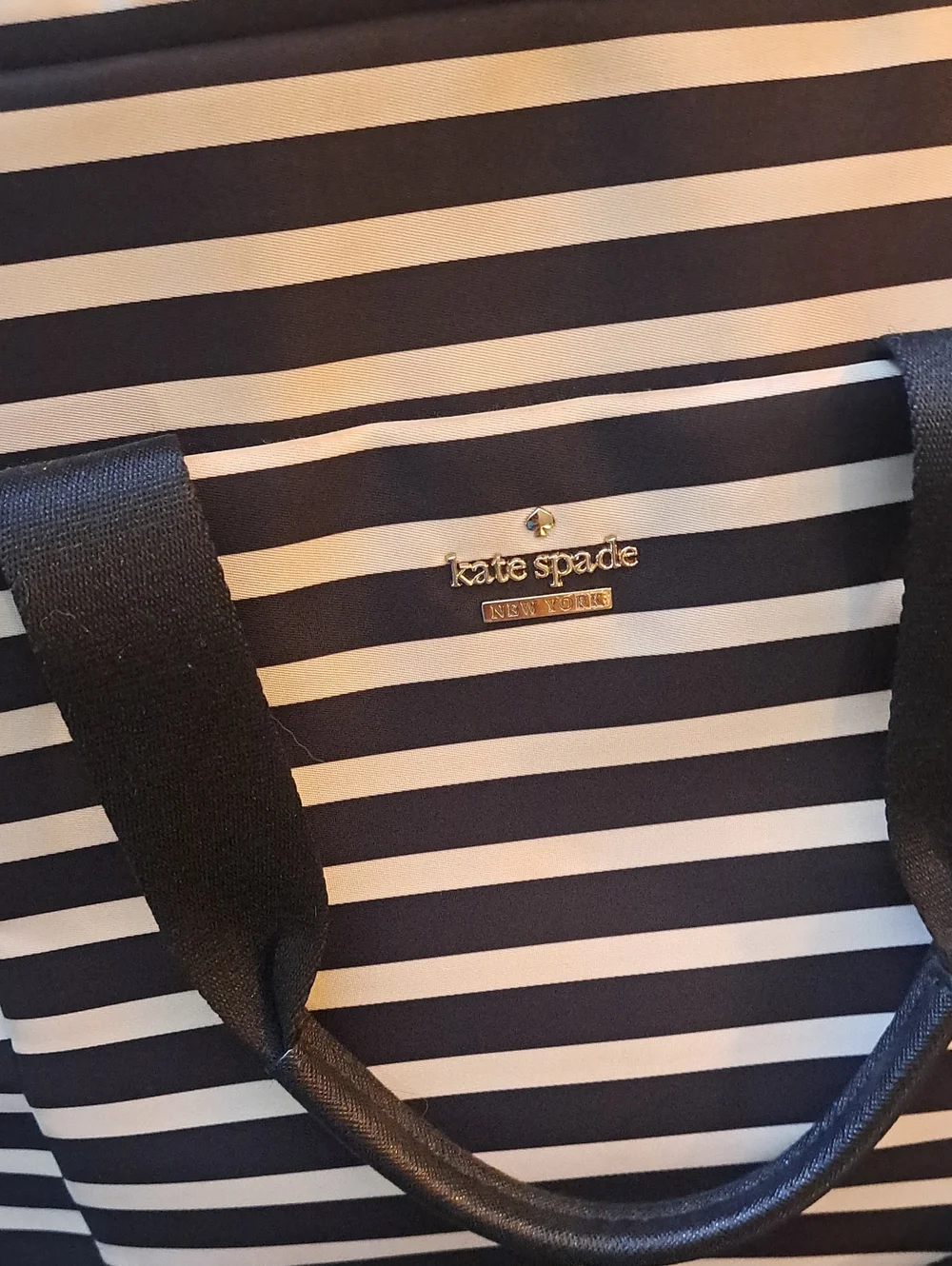 Kate Spade Daveney Striped Nylon Laptop Bag